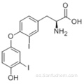 O- (4-hidroxi-3-yodofenil) -3-yodo-L-tirosina CAS 4604-41-5